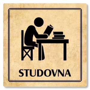 Studovna, 148x148mm, pergamen, Utah